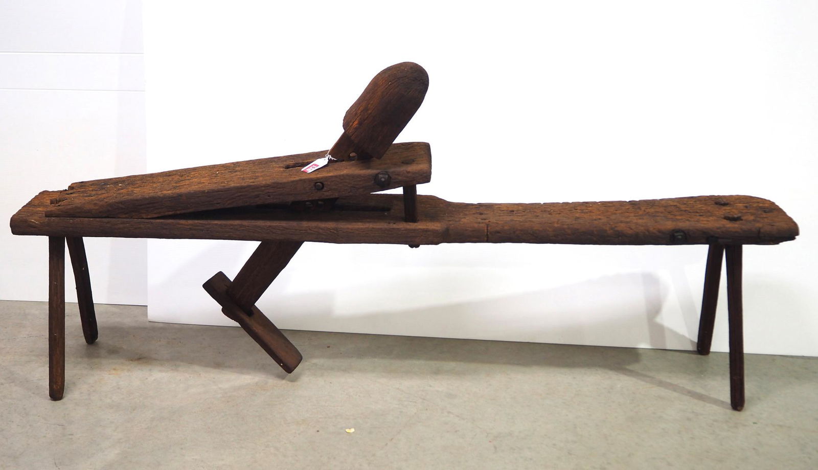 Primitive leather working bench (1 of 2)