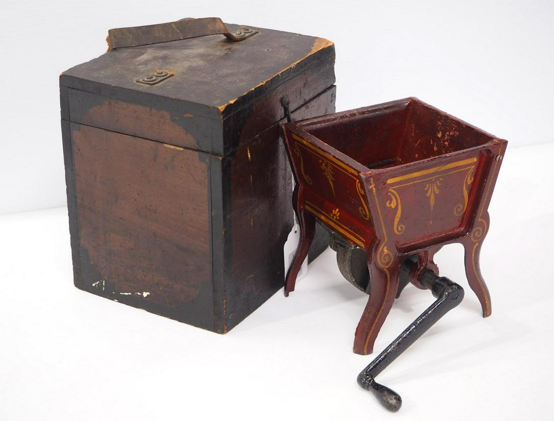 Cast iron salesman sample grain drill (1 of 4)