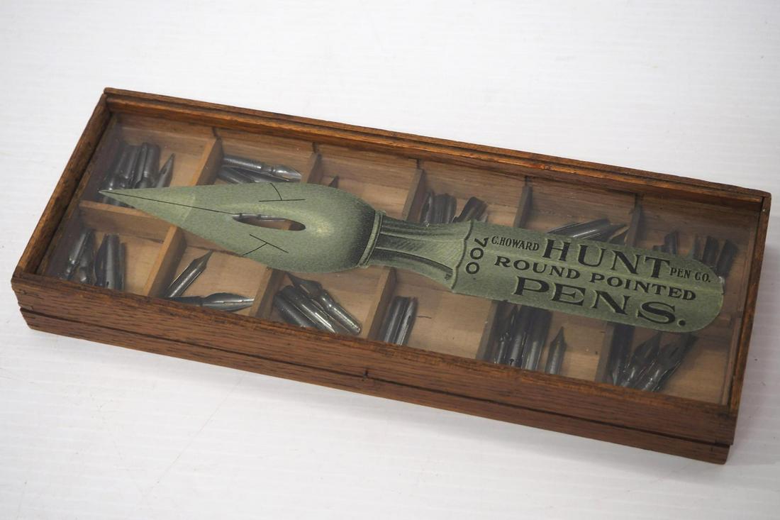 Hunts Pen Points display case (1 of 2)