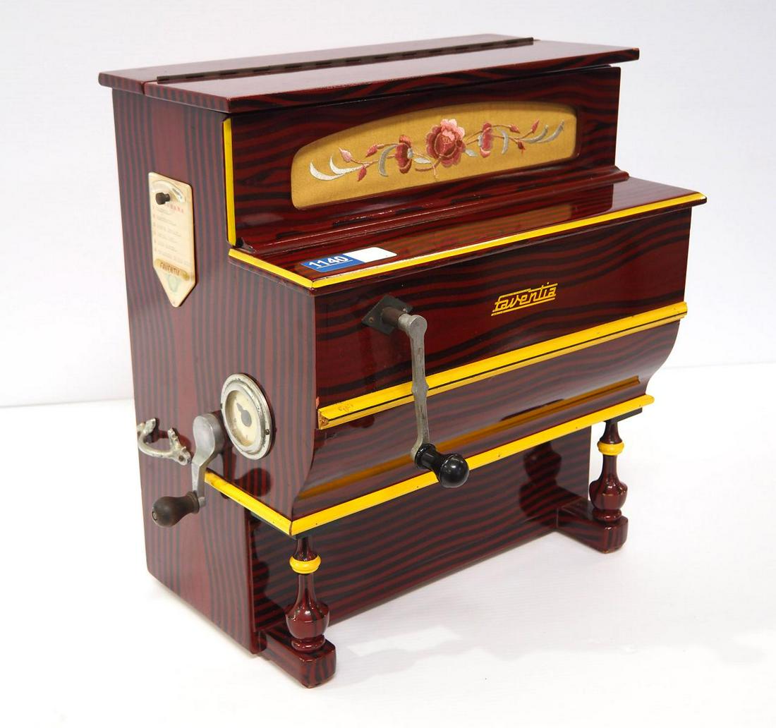 Faventia hand-crank piano-style music box (1 of 7)