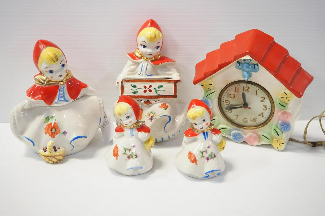 (5) Hull Red Riding Hood pieces (1 of 4)