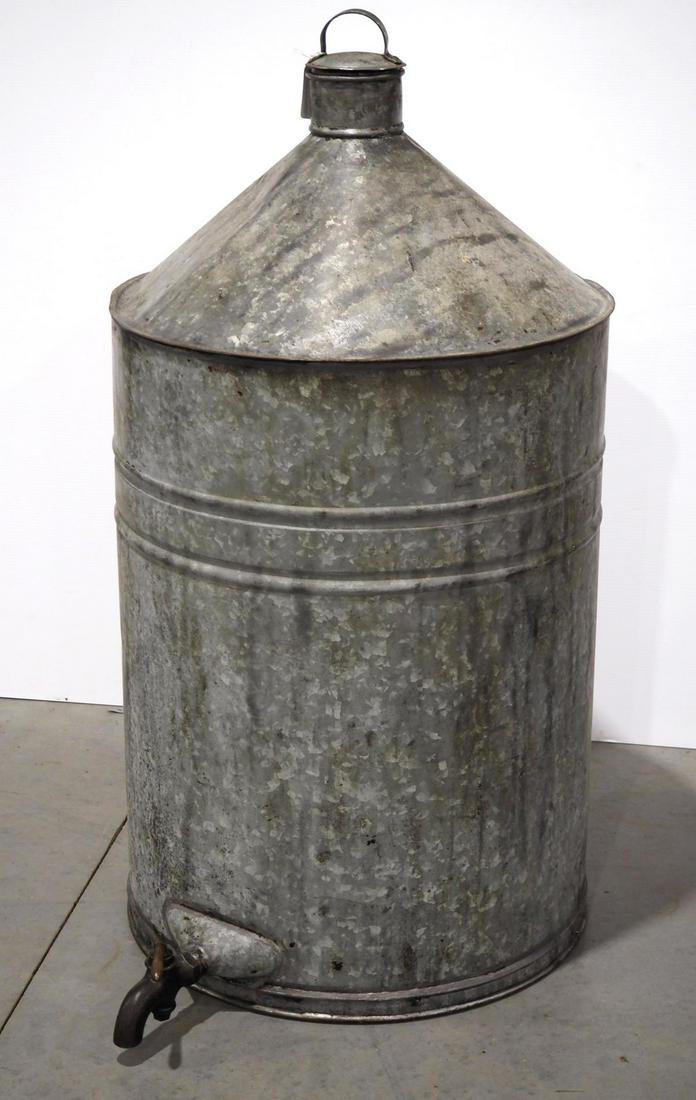 50 gal. galvanized oil dispenser (1 of 3)