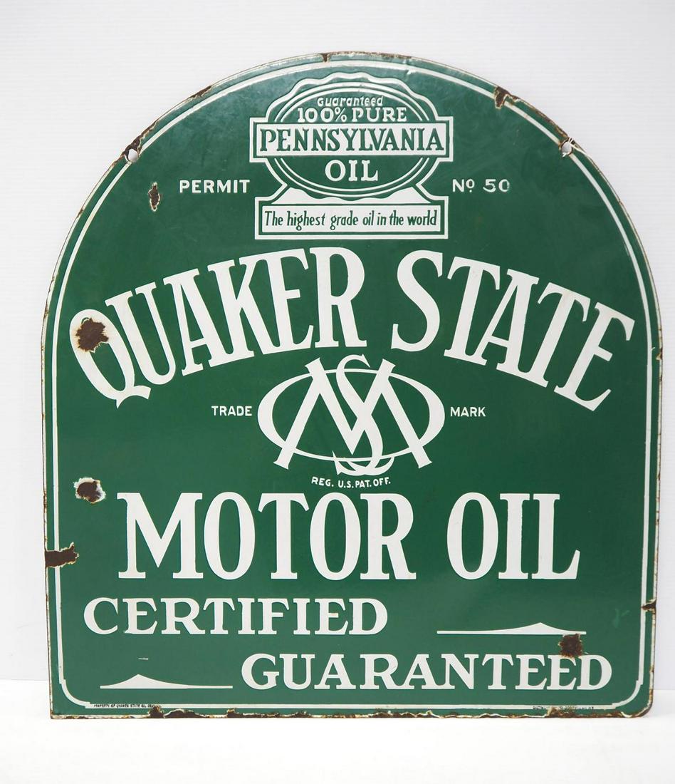 Quaker State Motor Oil sign (1 of 4)