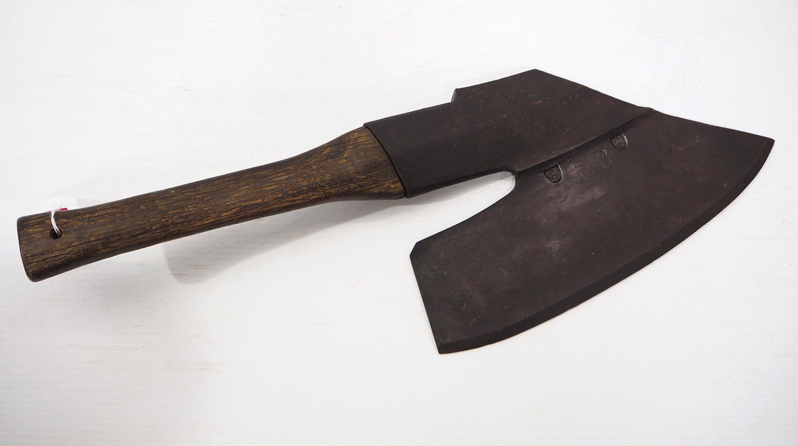 Broad axe with 2 signature stamps (1 of 3)