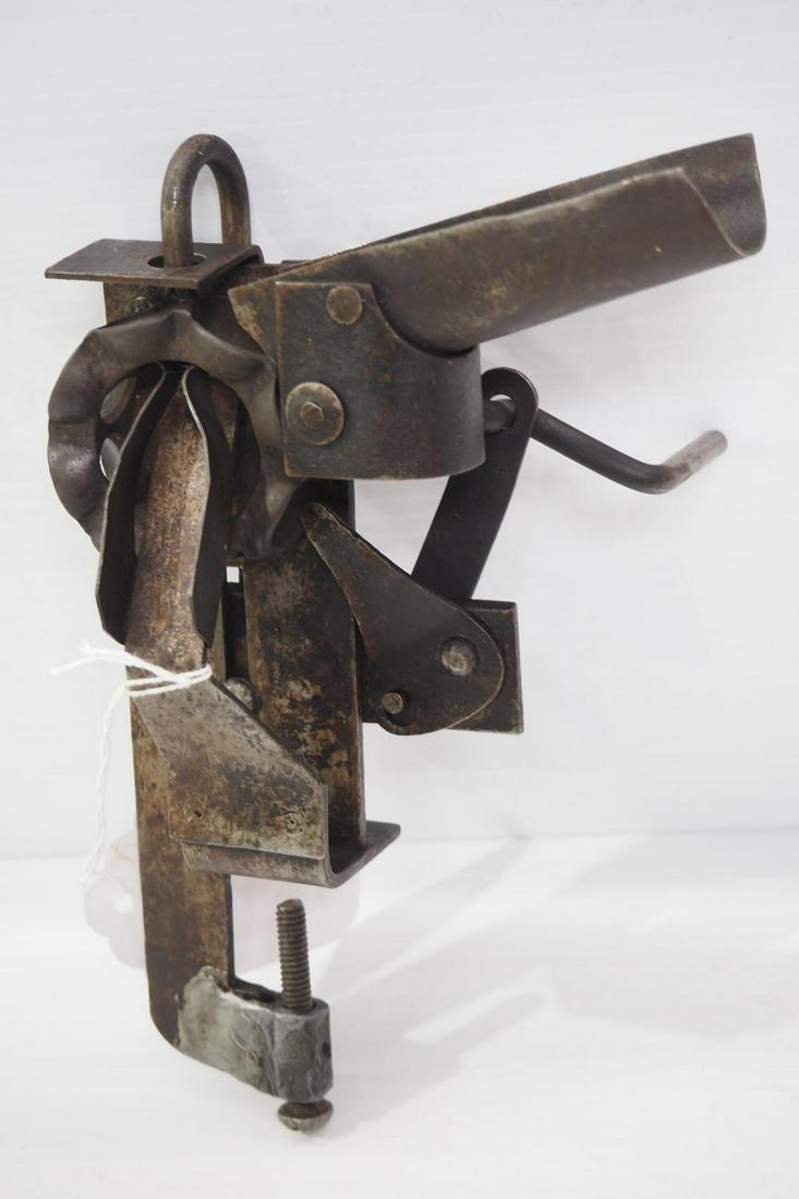Iron Geo. Geer, hand-crank cherry pitter (1 of 2)