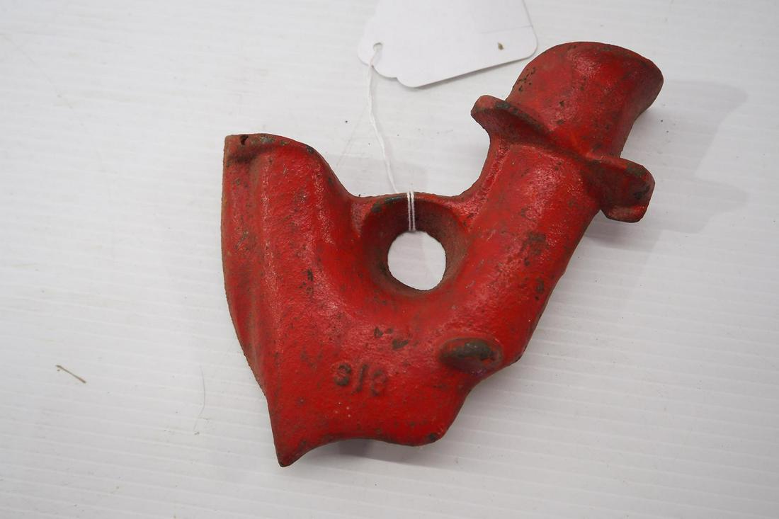 Popcorn attachment for Red Chief corn sheller: Cast iron popcorn attachment for box-mount Red Chief corn sheller, SUPER RARE!!!