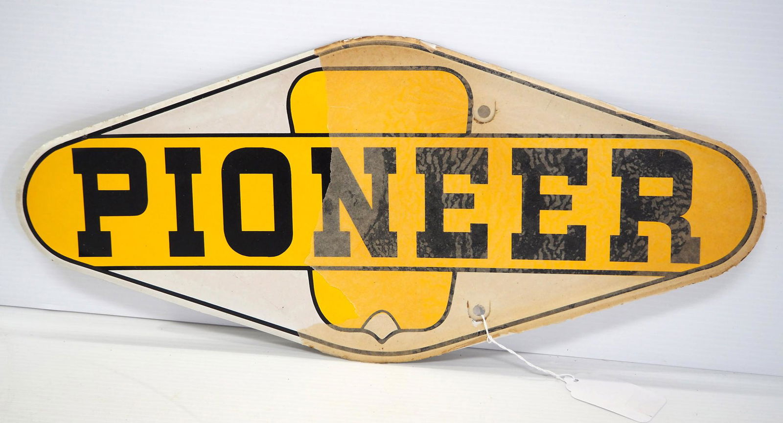 Pioneer fence spinner sign (1 of 2)
