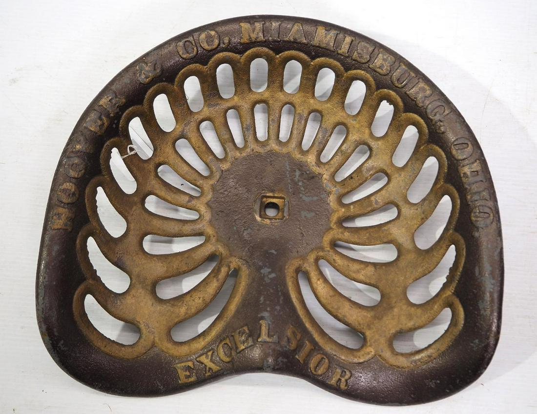 Cast iron Hoover & Co. seat: Cast iron Hoover & Co. seat