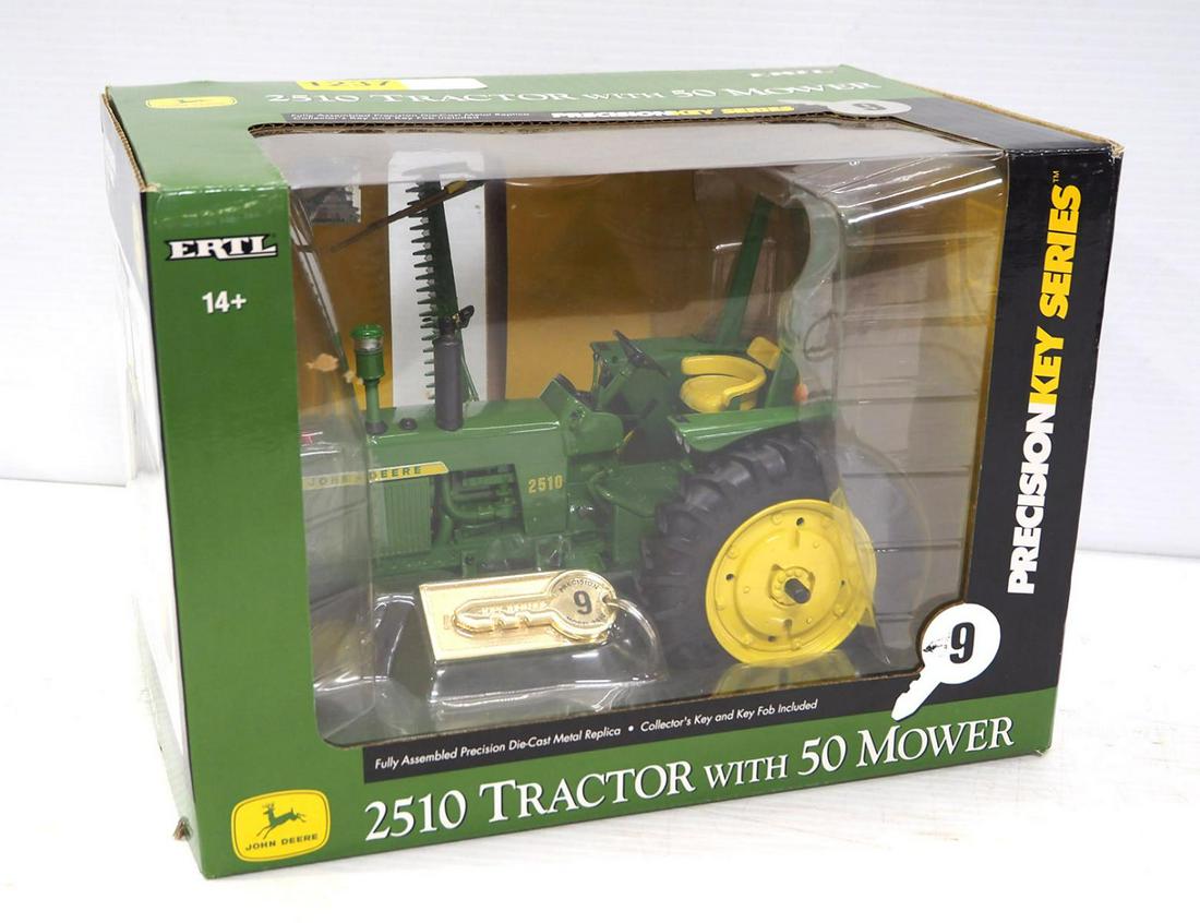 Ertl Precision John Deere 2510 with 50 Mower: Ertl Precision Key Series No.9 John Deere 2510 with 50 Mower -NIB