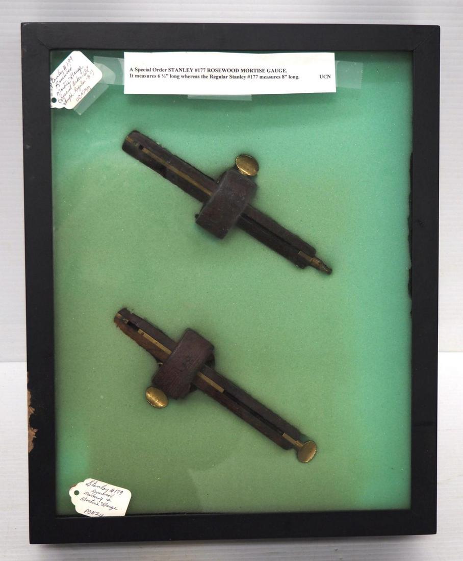 (2) Stanley Mortise Gages in Rosewood (1 of 3)