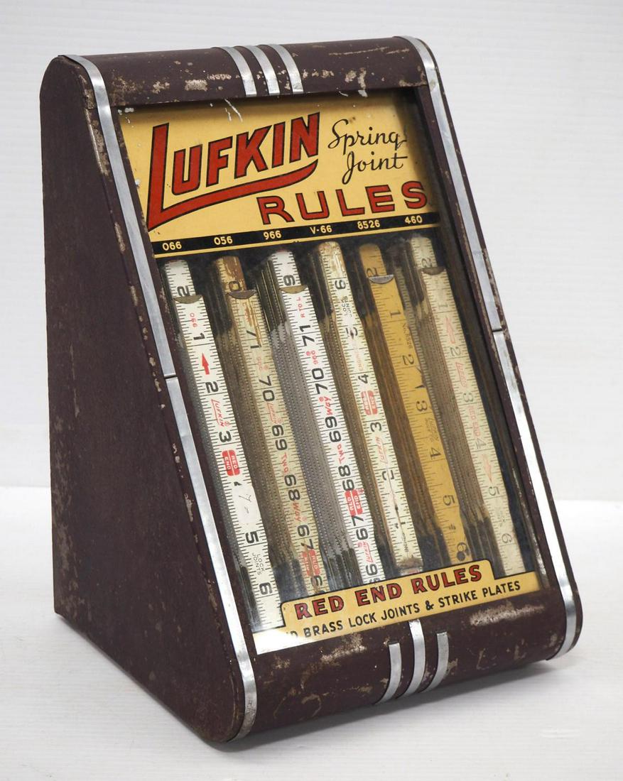 Lufkin Spring Joint Rules display case (1 of 4)
