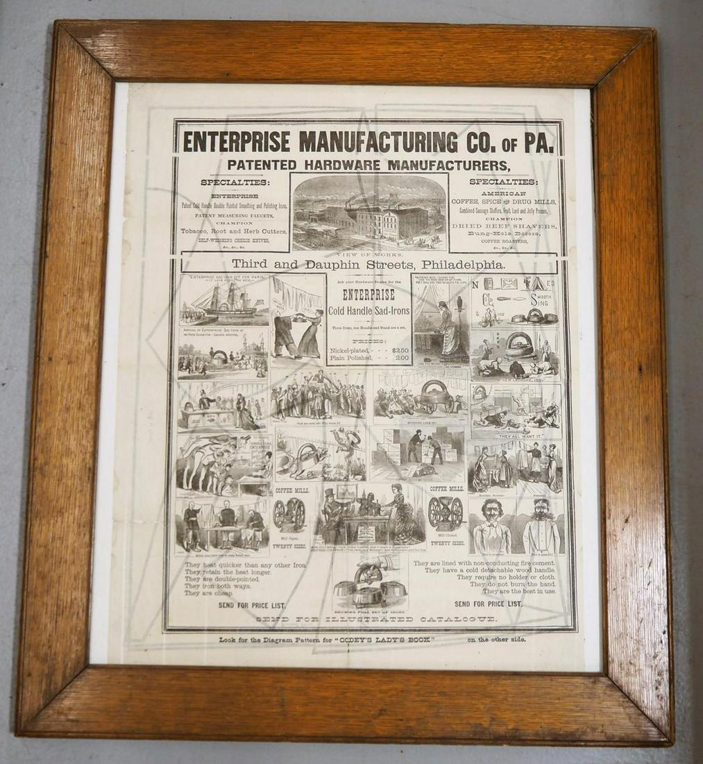 Enterprise Mfg. Co. of PA newspaper advertisement (1 of 3)