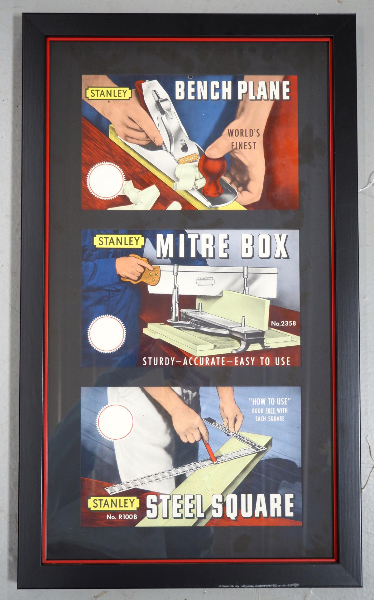 (3) Stanley Tool Advertisements (1 of 4)