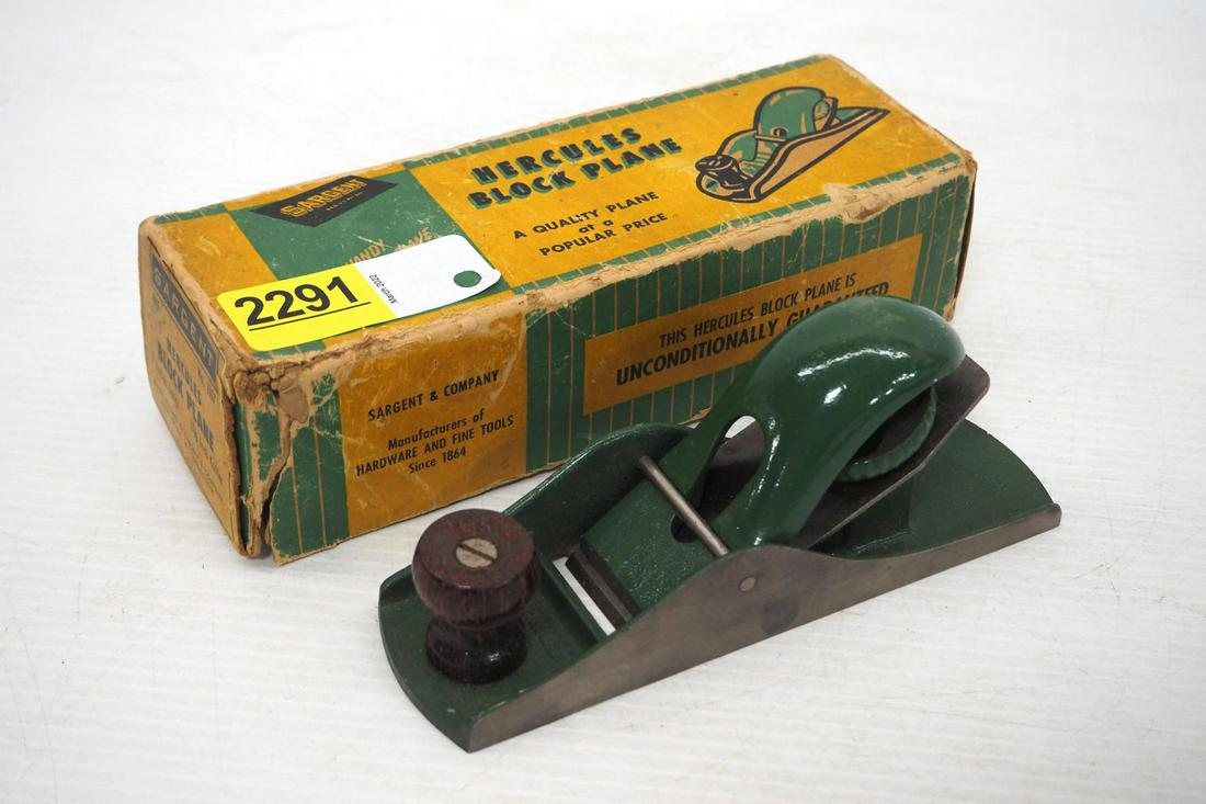 NOS Sargent No.1107 Hercules Block Plane (1 of 4)
