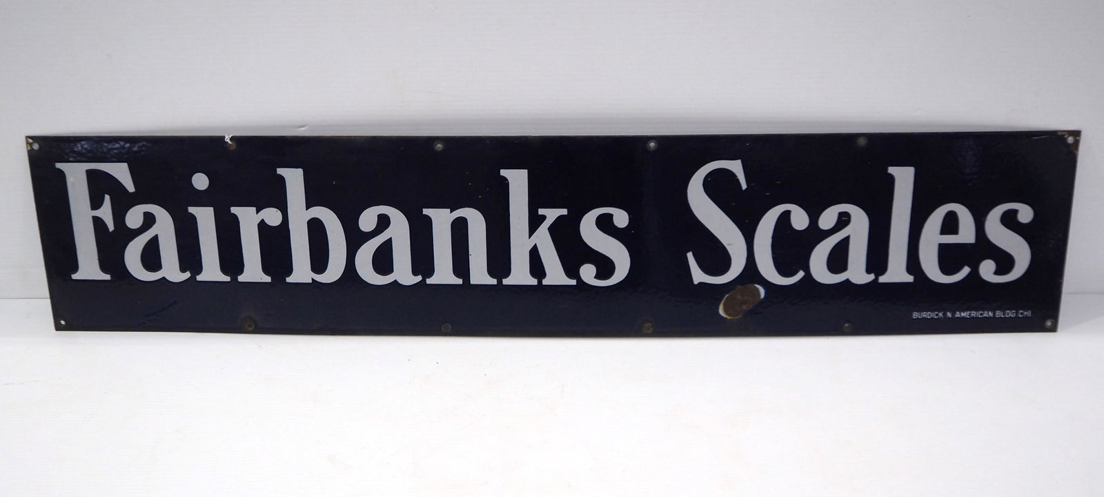 Fairbanks Scales sign (1 of 4)