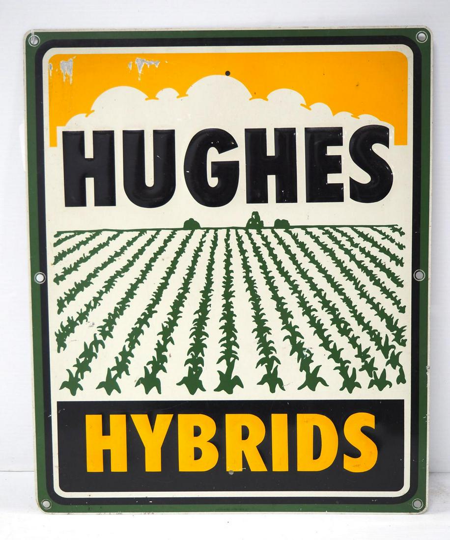 Hughes Hybrids sign (1 of 3)