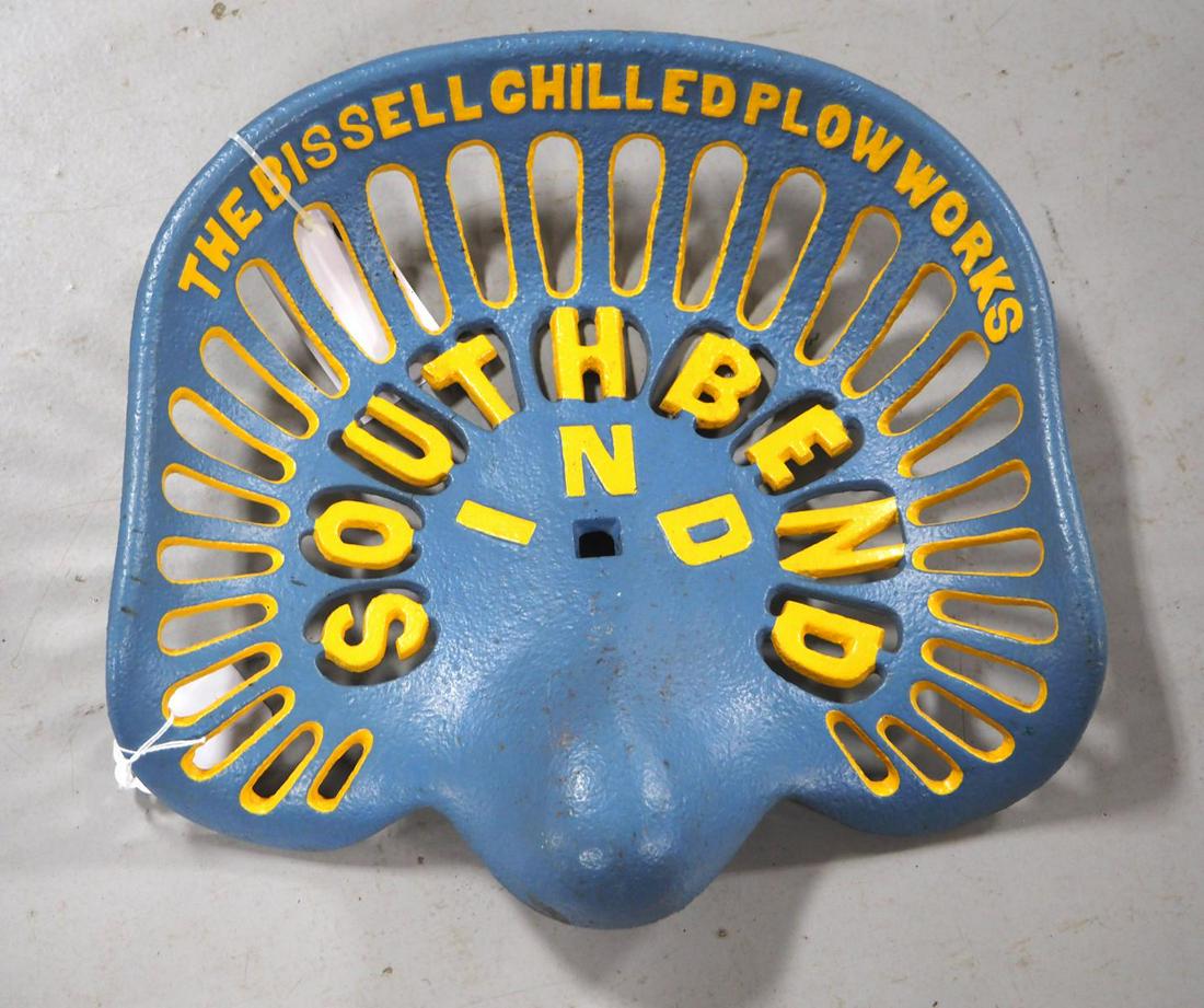 Bissell Chilled Plow Co. cast iron seat (1 of 1)