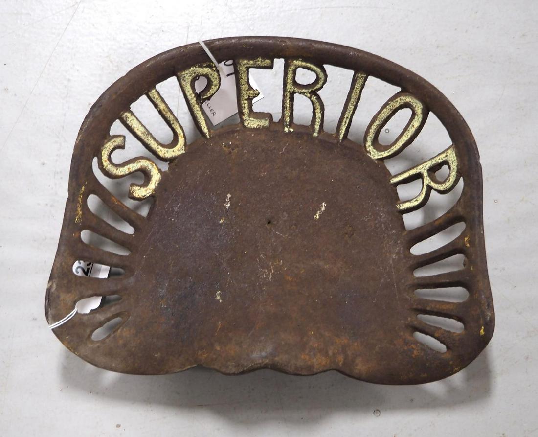 Superior cast iron seat: Superior cast iron seat No.1000 -damaged