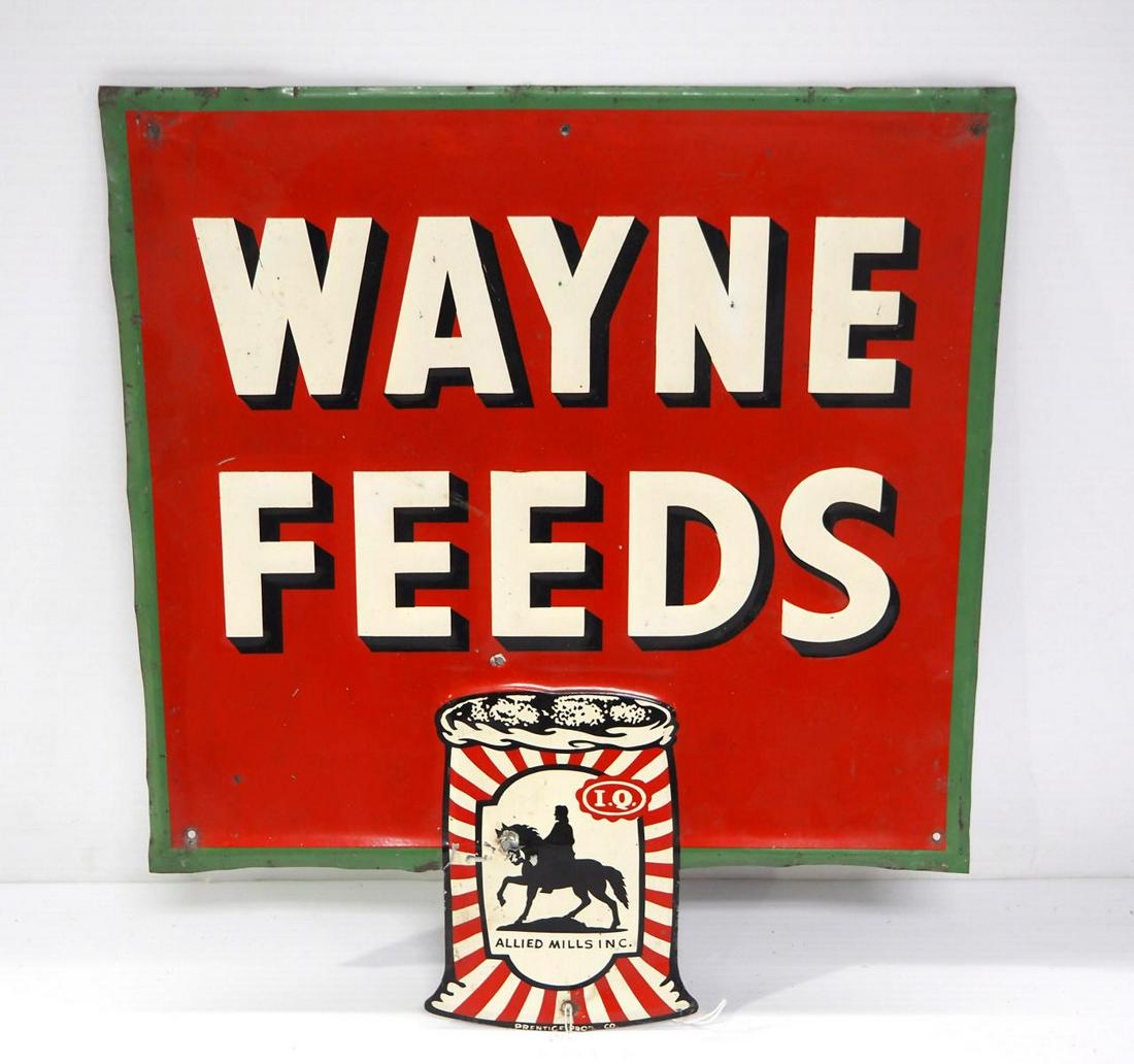 Wayne Feeds sign (1 of 3)