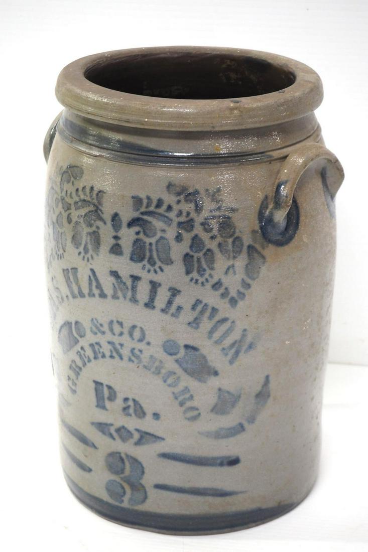 3 gal. crock marked Jas. Hamilton & Co. (1 of 6)