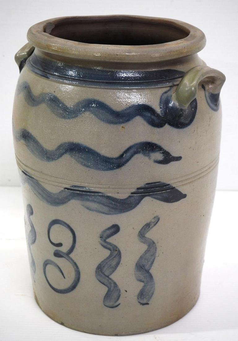 3 gal. crock marked Hamilton (1 of 9)