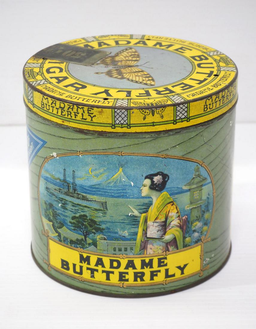 Madame Butterfly Cigar tin