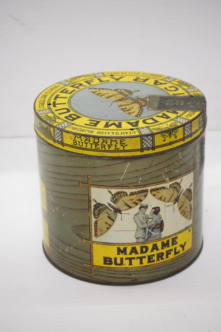 Madame Butterfly Cigar tin