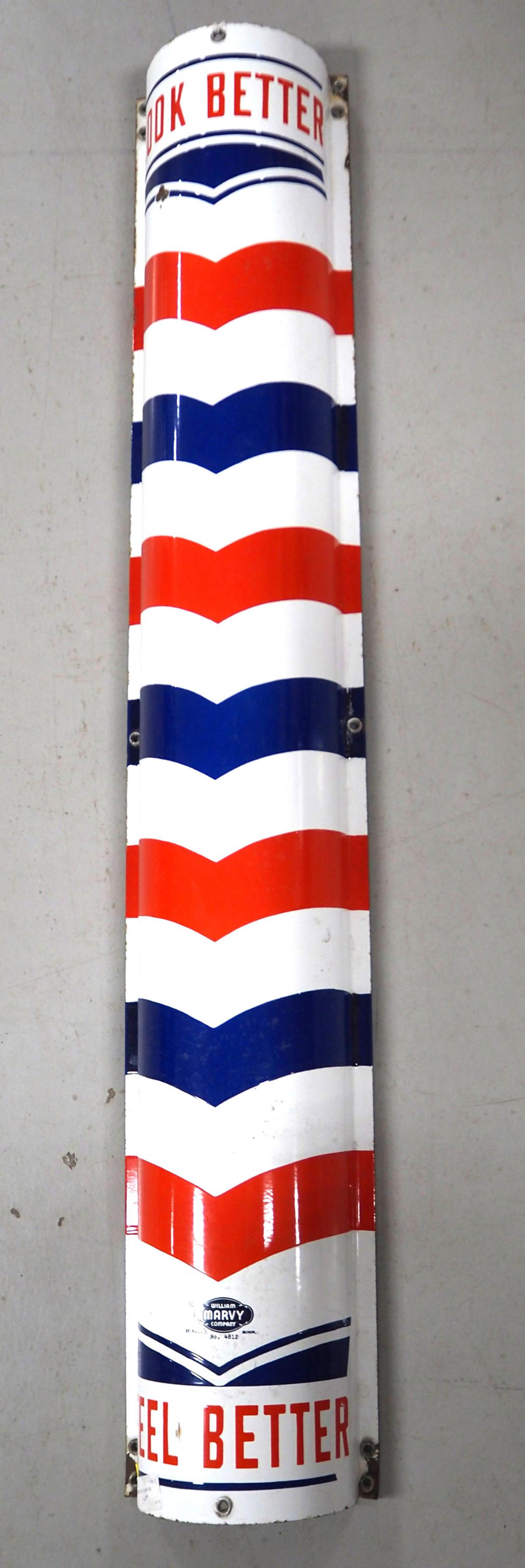 Marvy barber shop sign (1 of 4)