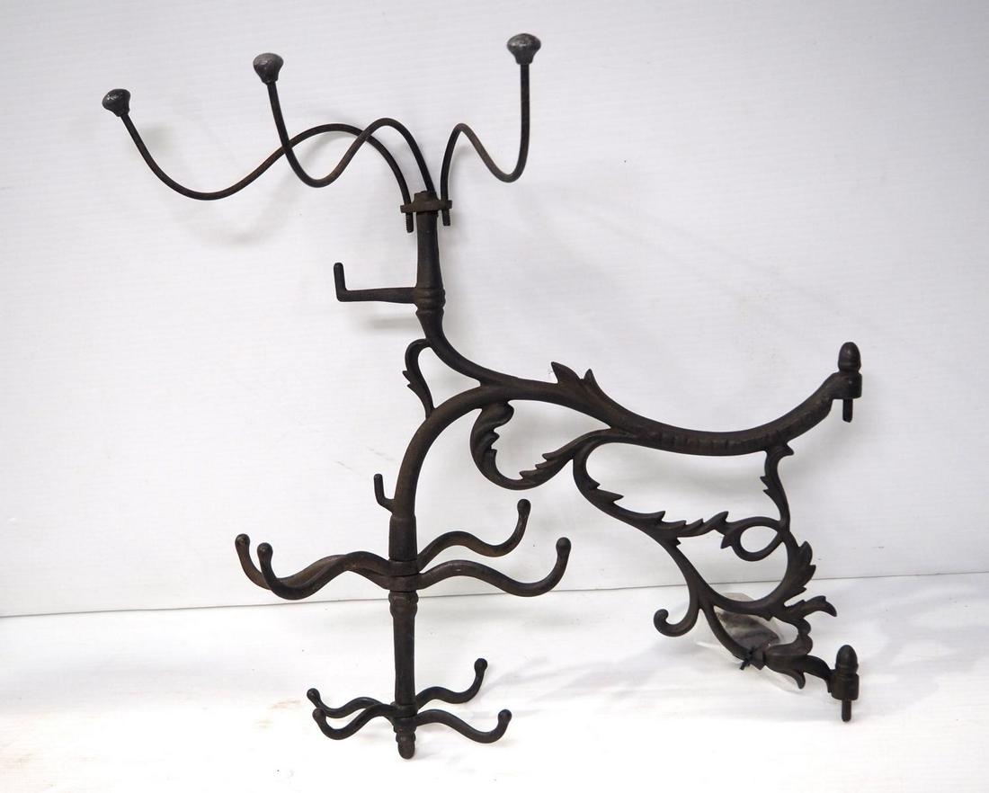 RARE cast iron Victorian hat rack (1 of 4)