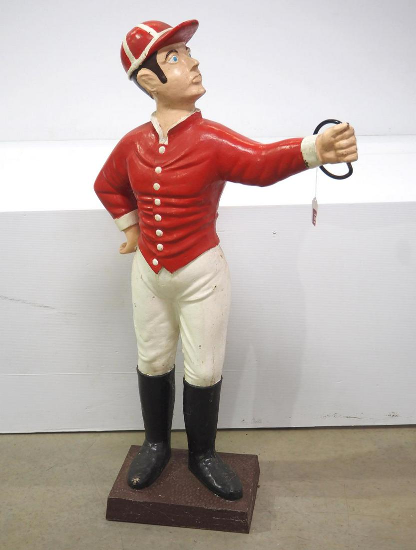 Cast iron jockey horse tie (1 of 3)
