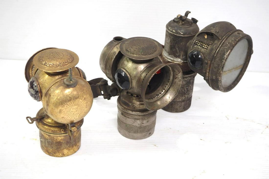 (3) Gas bicycle lights (1 of 4)