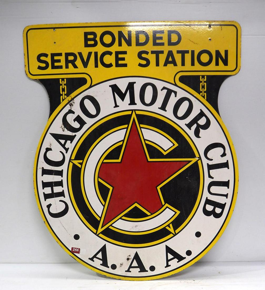 Chicago Motor Club AAA sign (1 of 3)