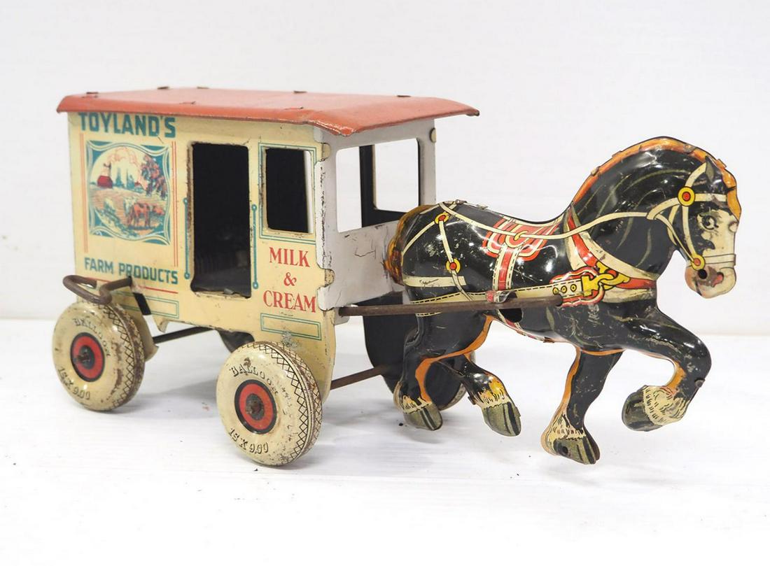 Marx Milk & Cream Delivery Wagon (1 of 3)