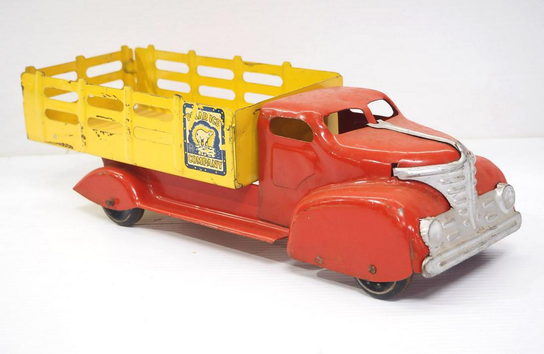 Buddy L Polar Ice Truck: Buddy L Polar Ice Truck, 14"L -Good original