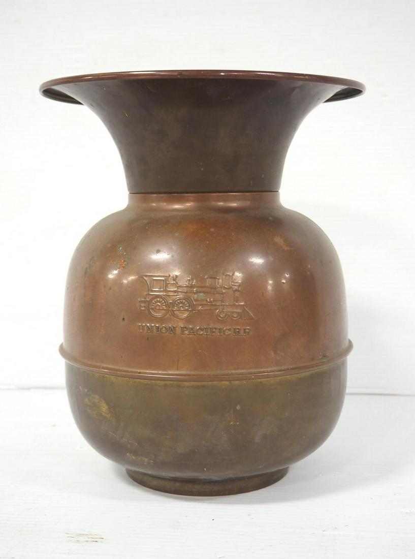 Union Pacific RR copper spittoon (1 of 2)