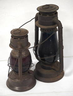 (2) Dietz kerosene lanterns: (2) Dietz kerosene lanterns -Fair