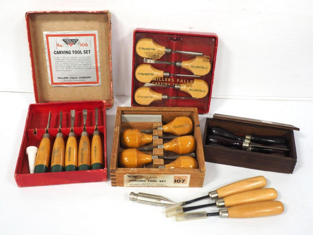 Various Millers Falls Carving Tools (1 of 4)