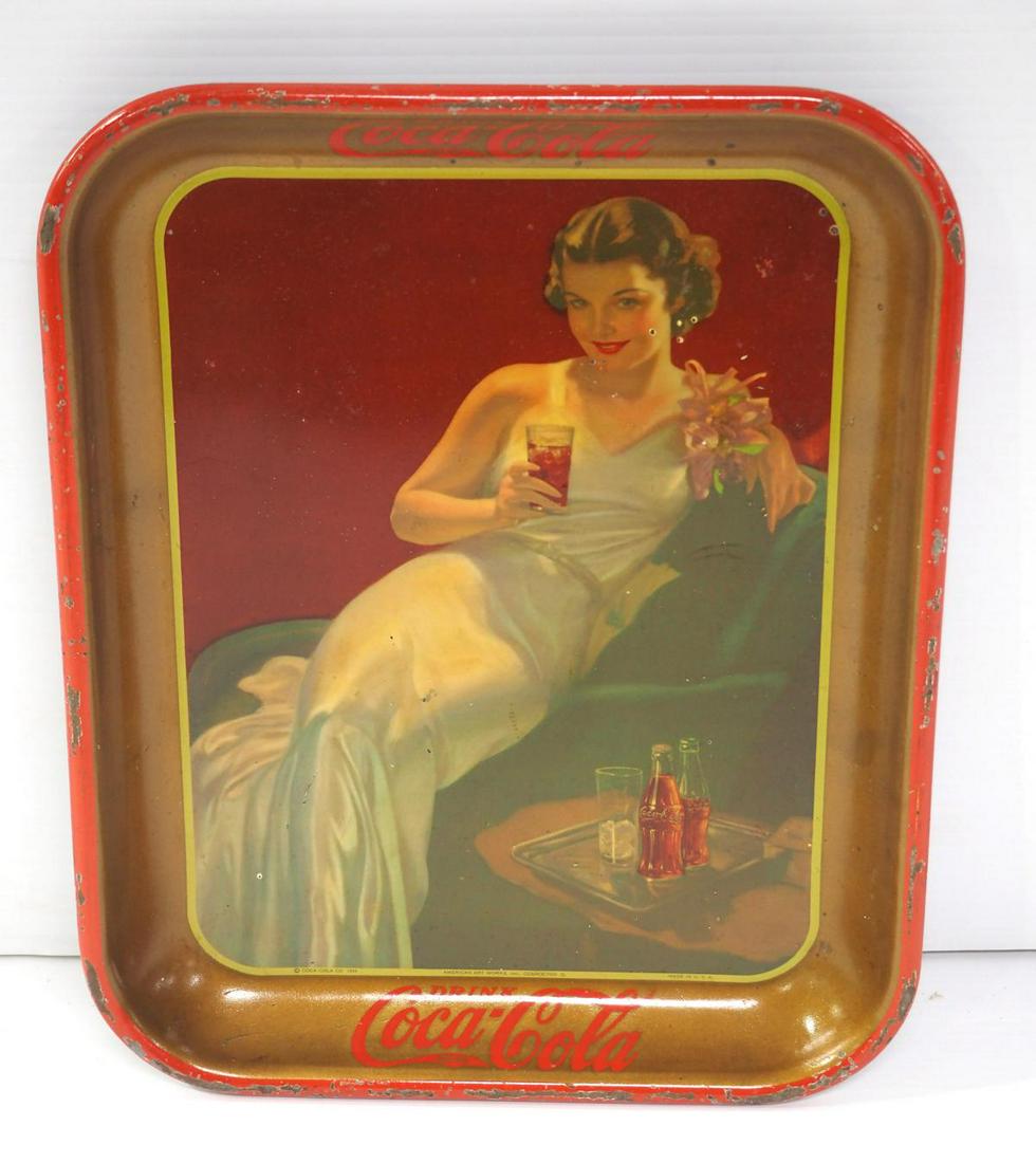 1936 Coca Cola serving tray (1 of 3)
