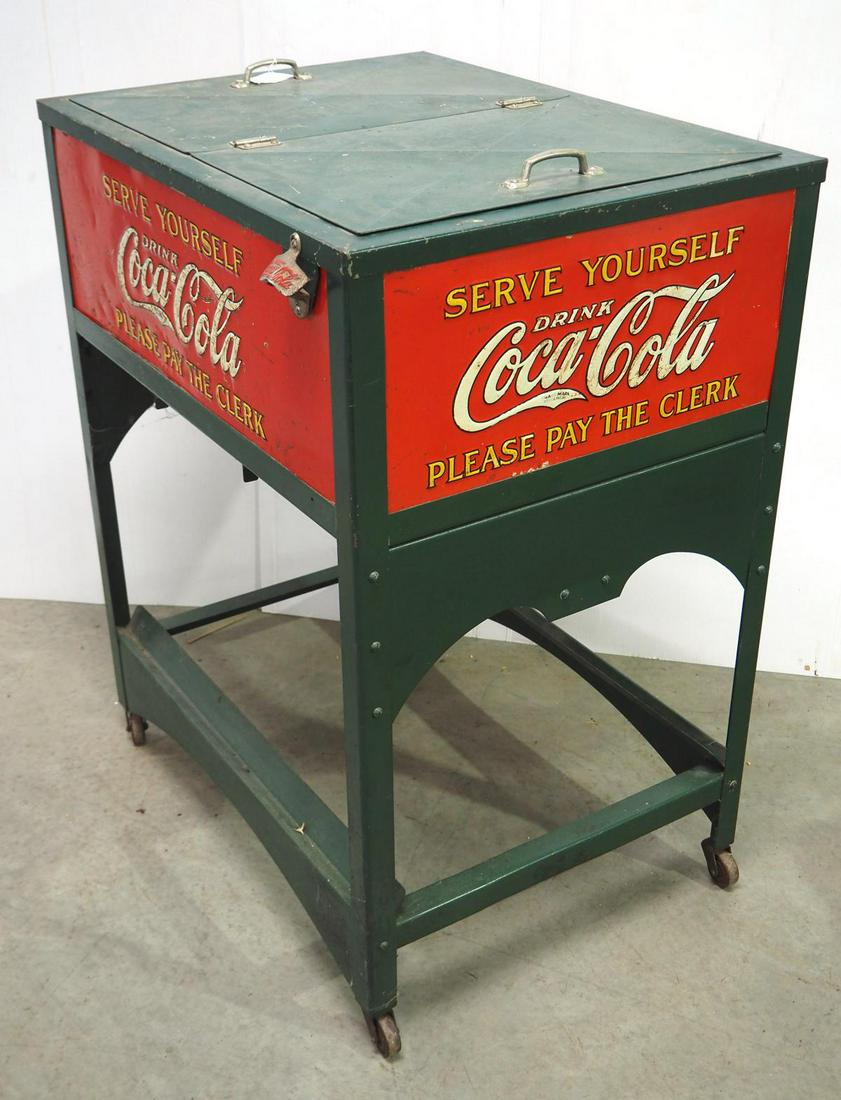 Glascock Bros. Coca Cola store pop cooler (1 of 5)