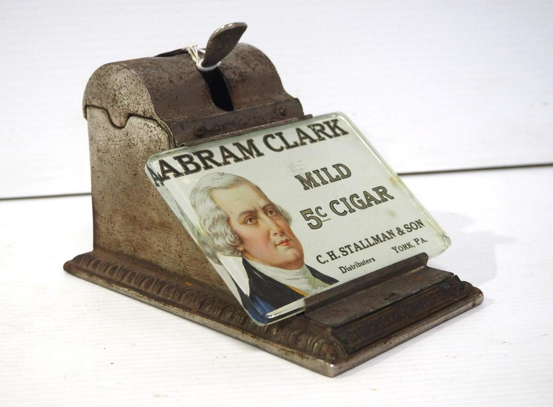 Abram Clark 5-cent Cigar cigar cutter (1 of 3)