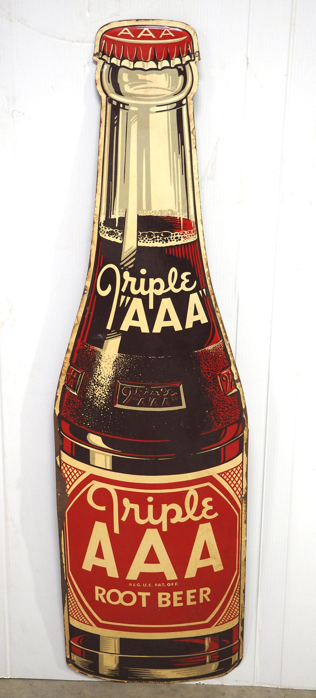 Triple AAA Root Beer sign (1 of 3)