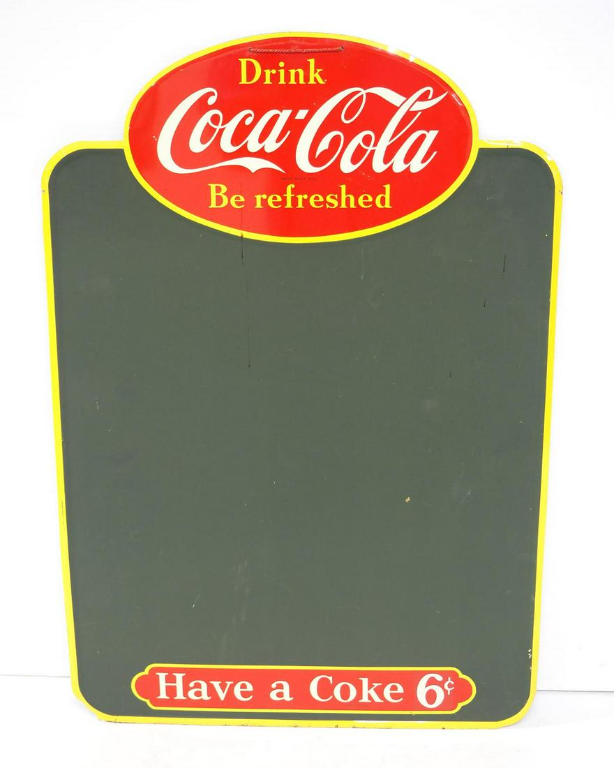 Coca Cola Have A Coke 6-cent chalkboard sign (1 of 2)