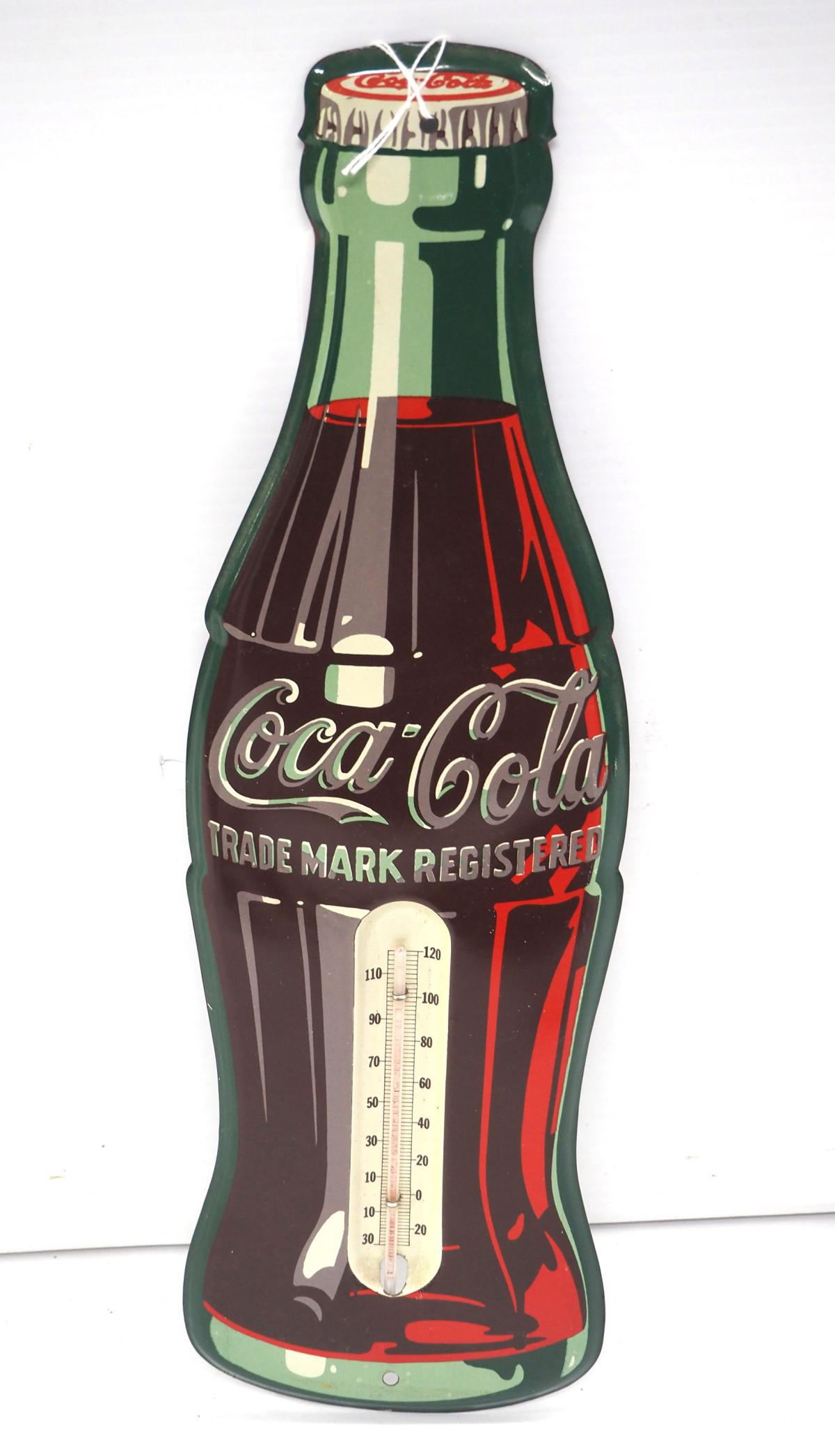 NOS Coca Cola bottle thermometer (1 of 2)