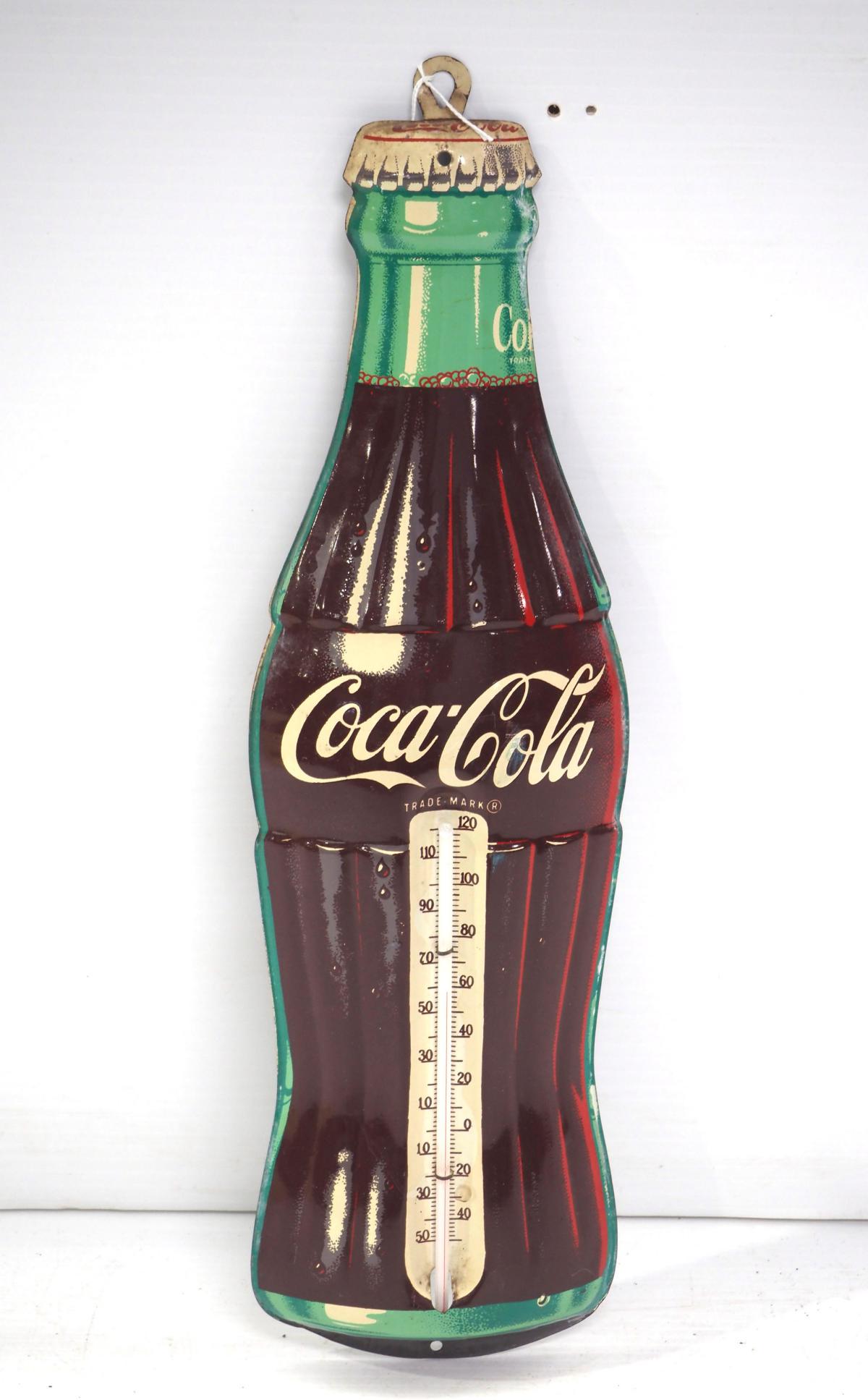NOS Coca Cola bottle thermometer (1 of 2)