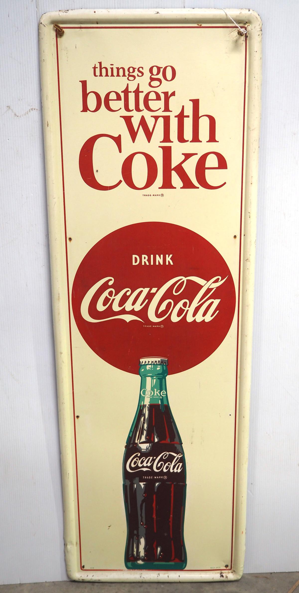 Things Go Better with Ice Cold Coca Cola sign (1 of 4)