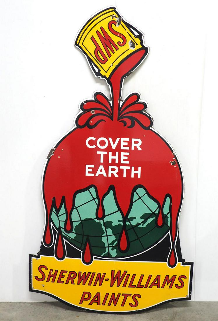 Sherwin Williams Paints die-cut sign (1 of 6)