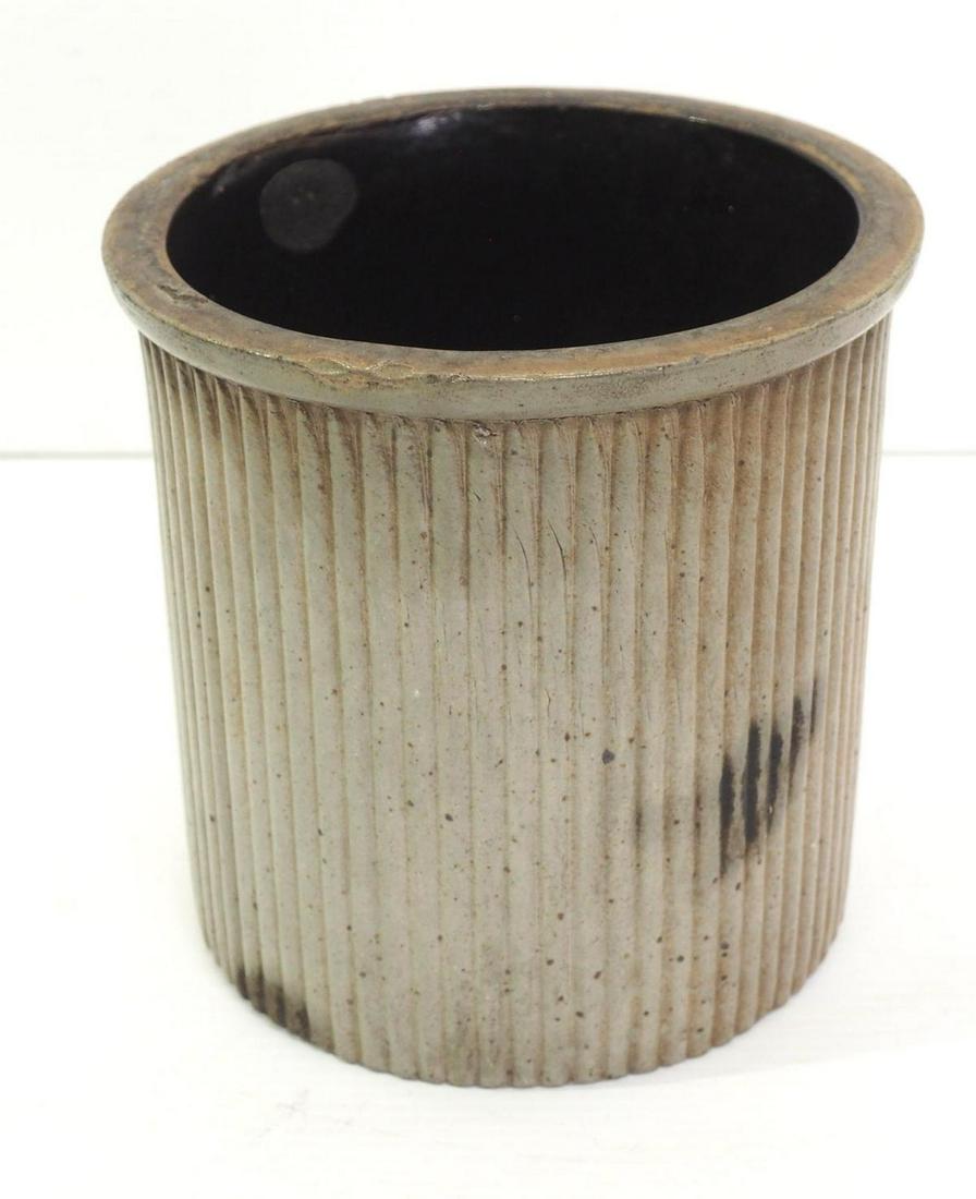1 gallon fluted crock, UNUSUAL! (1 of 6)