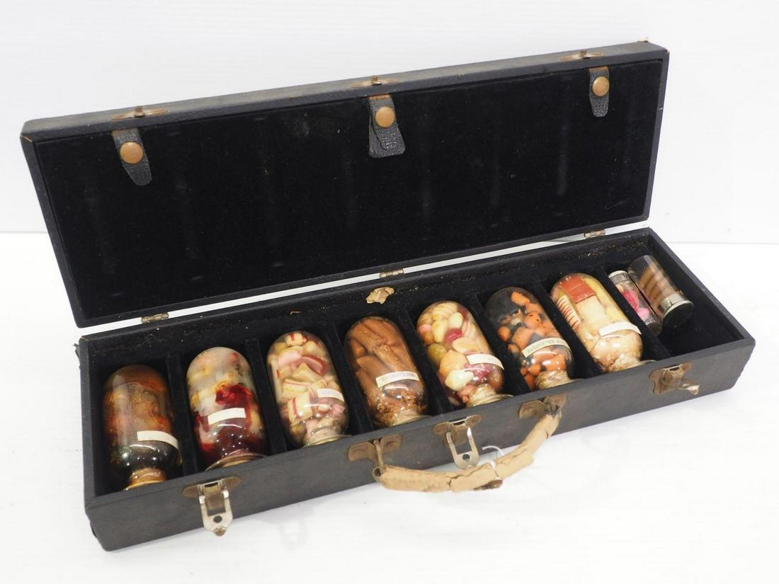 Salesman sample glass display candy jars (1 of 4)