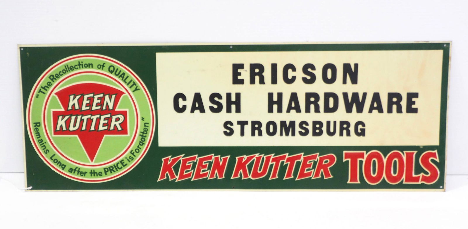 Keen Kutter Tools sign (1 of 2)