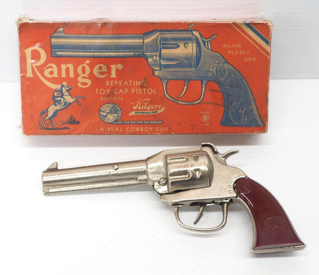 Kilgore Ranger Repeating Cap Gun: Kilgore Ranger Repeating Cap Gun with original box -Excellent